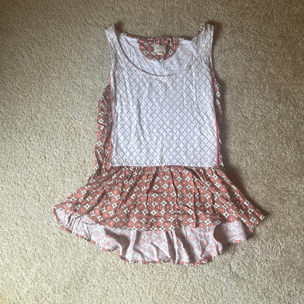 Anthropologie flowy tank